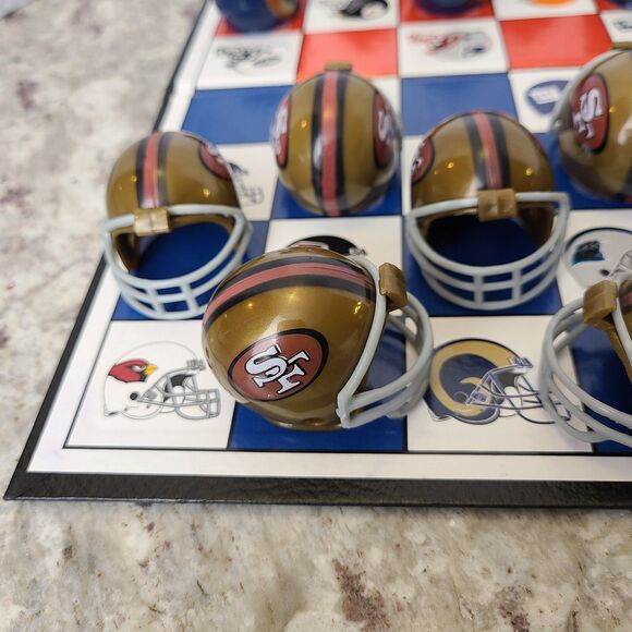 Vintage ST. LOUIS RAMS vs 49ers Checkers Game Set Rare! - Picture 10 of 16